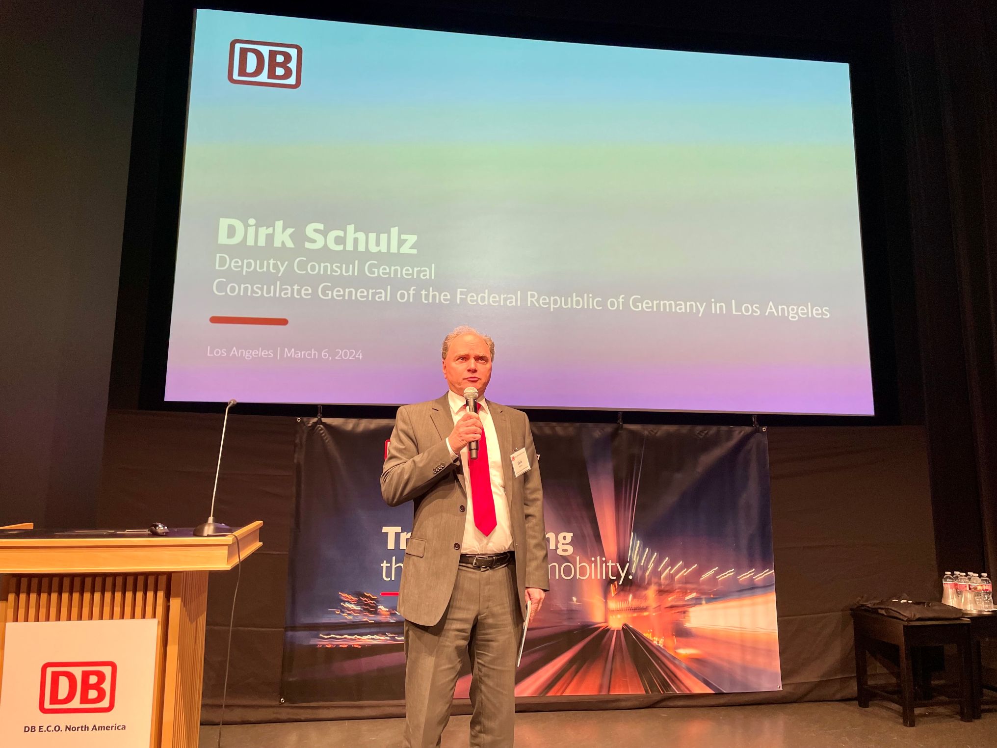 Dirk Schulz, Deputy Consul General of the Federal Republic of Germany in Los Angeles