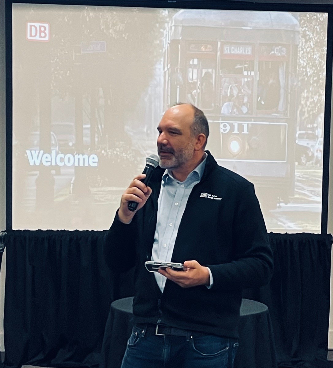 VP Christian welcoming the team