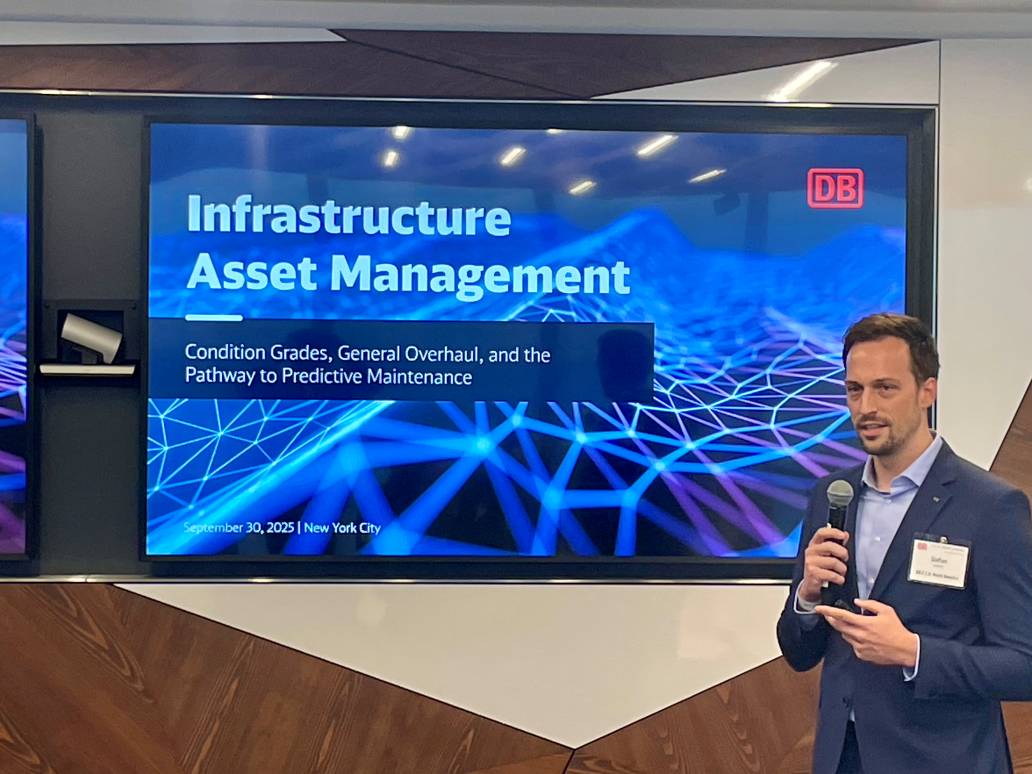 Presentation of Stefan Leistner at Rail Innovation Exchange 2025