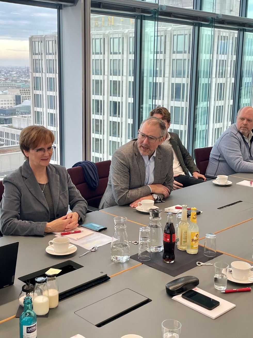 Chairman DB ECO Stefan Geisperger and Board Director Dr. Ulla KOpp