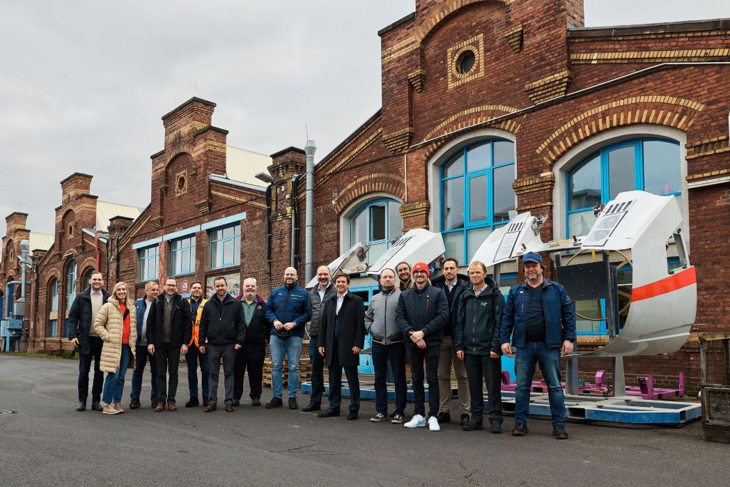 Group photo Leaders at plant DB Krefeld