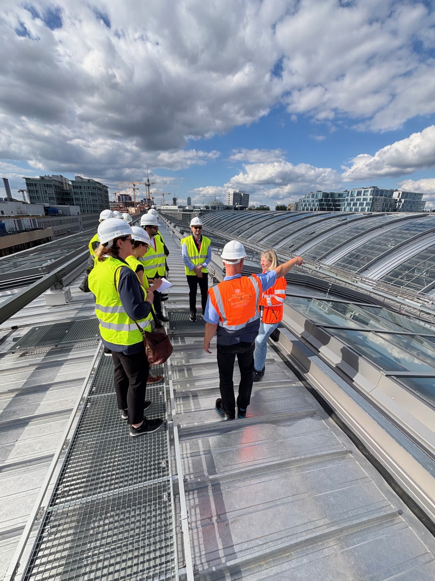 Guided Tour on the rooftop of Berlin Ostbahnhof