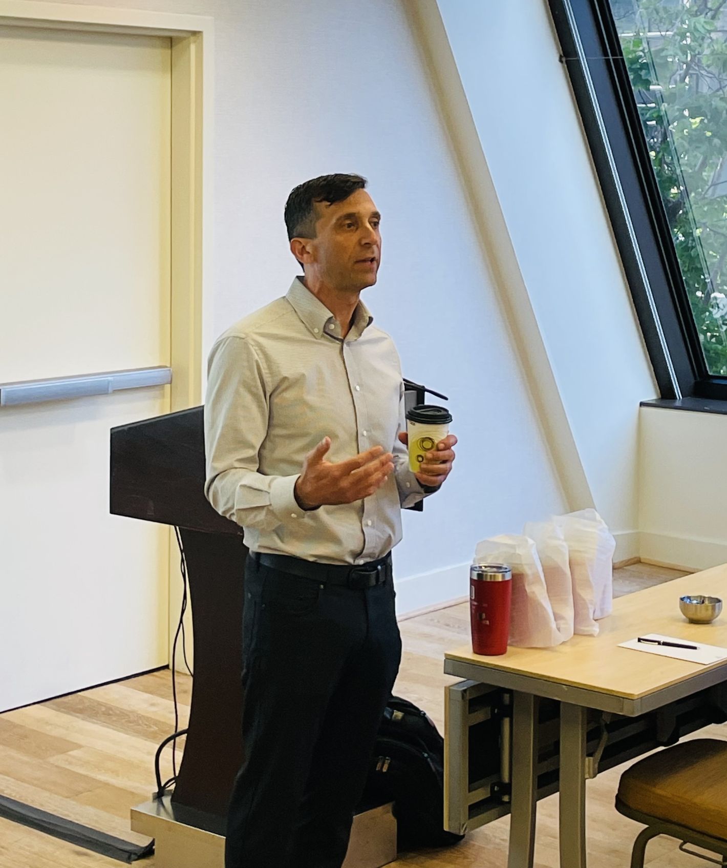 VP TC Yoav Hagler opening the TC Tean Meeting