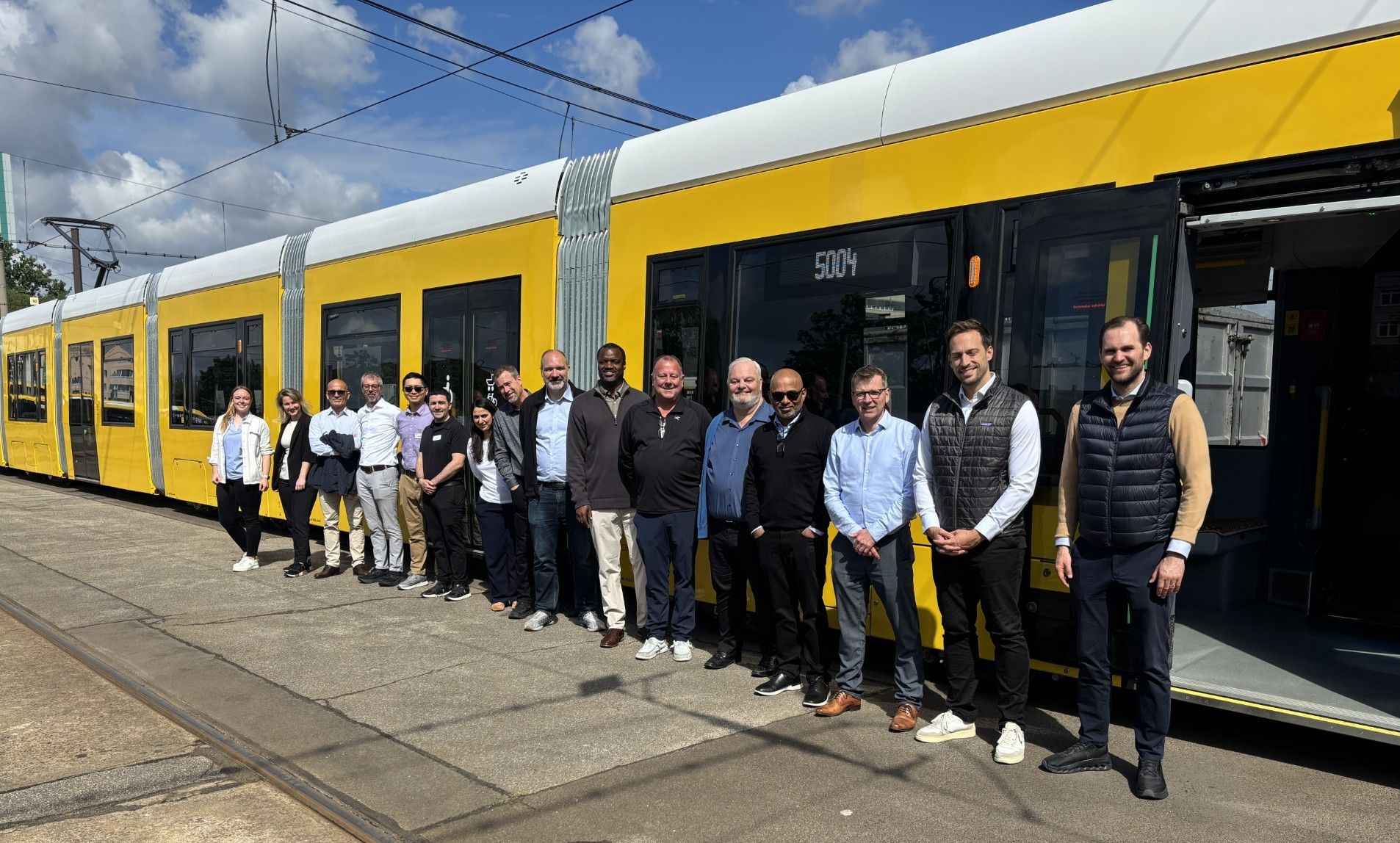 Group photo at BVG