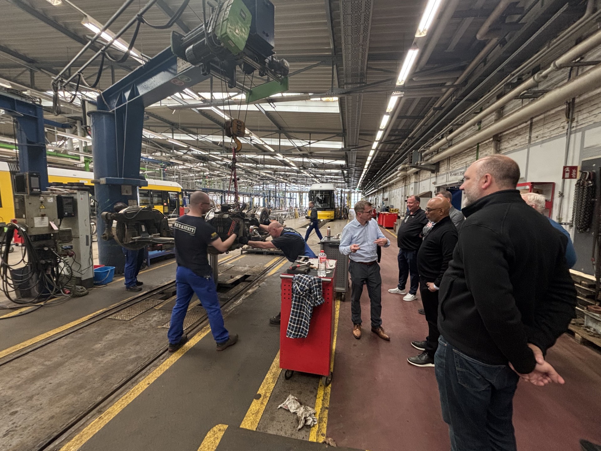 Visit maintenance depot BVG