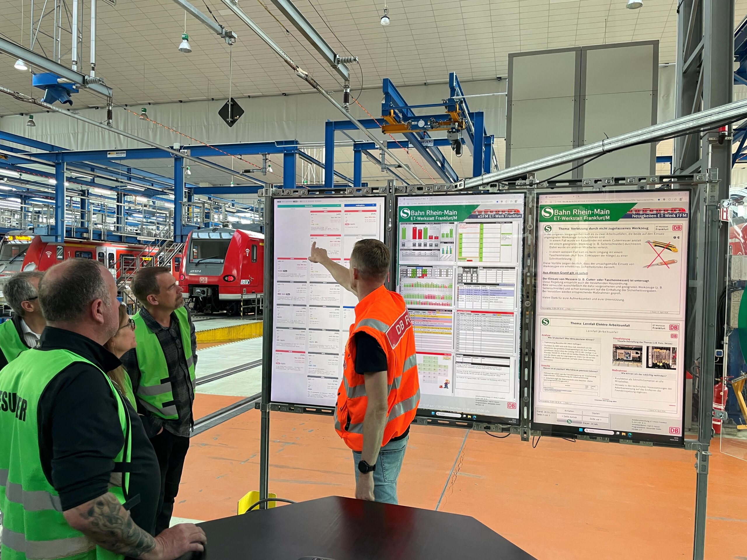 Guided Tour Maintenance depot