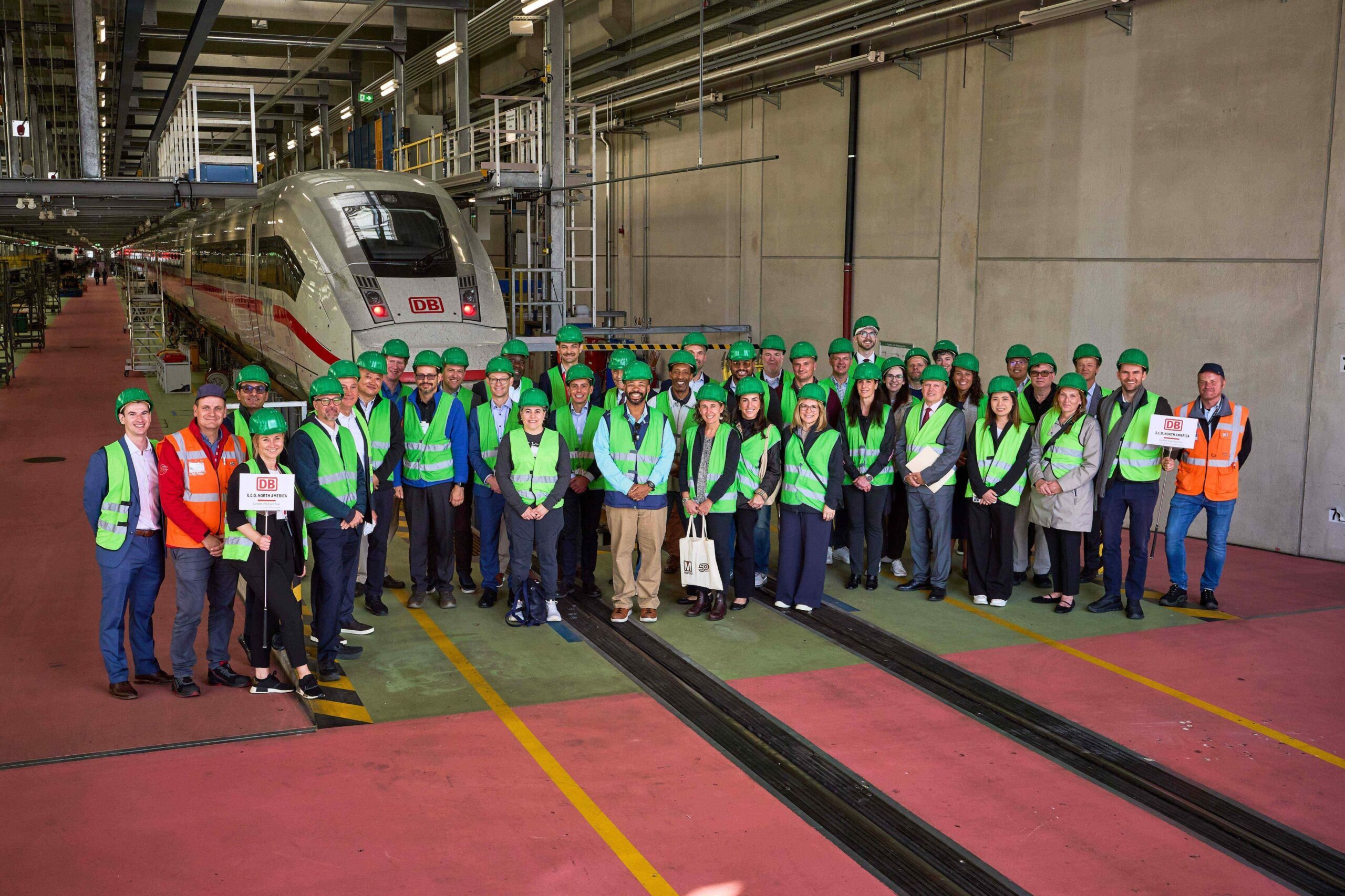 Group photo ICE depot Rummelsburg